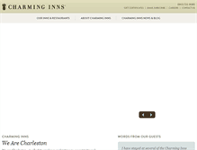 Tablet Screenshot of charminginns.com